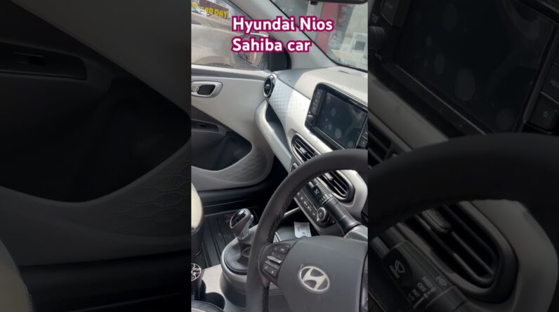 Hyundai Nios premium car seat cover # Sahiba car # 9818024201