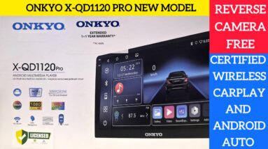 Onkyo New Android Stereo X-QD1120 Pro | Onkyo 1120 pro with certified wireless CarPlay& Android Auto