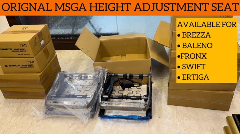 Orignal Height Adjustment Seat for Brezza Baleno Fronx Swift and Ertiga