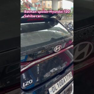 Batman spoiler for car # sahiba car # batman spoiler Hundai 120