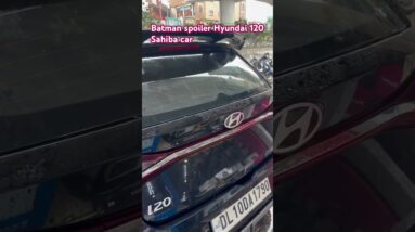 Batman spoiler for car # sahiba car # batman spoiler Hundai 120