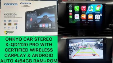 Onkyo android car stereo X-QD1120PRO with Certified Wireless CarPlay &Android Auto| Onkyo car stereo