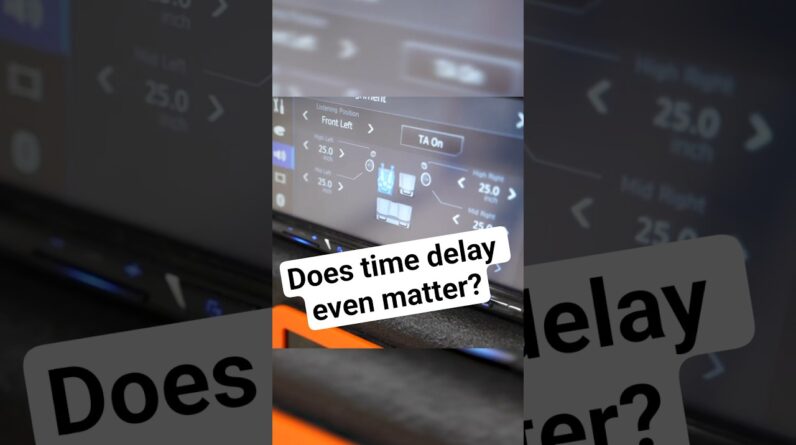 Time alignment... Does it matter in Car Audio?