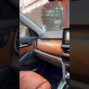 किआ सेल्टोस का संशोधित इंटीरियर | किआ सेल्टोस लक्ज़री टैन इंटीरियर अपग्रेड | अल्ट्रा कम्फर्ट सीट कवर