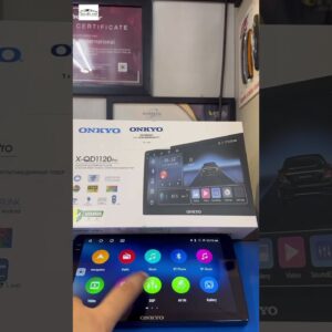 Onkyo X-QD1120 Pro एंड्रॉइड स्टीरियो प्रमाणित वायरलेस कारप्ले और एंड्रॉइड ऑटो के साथ