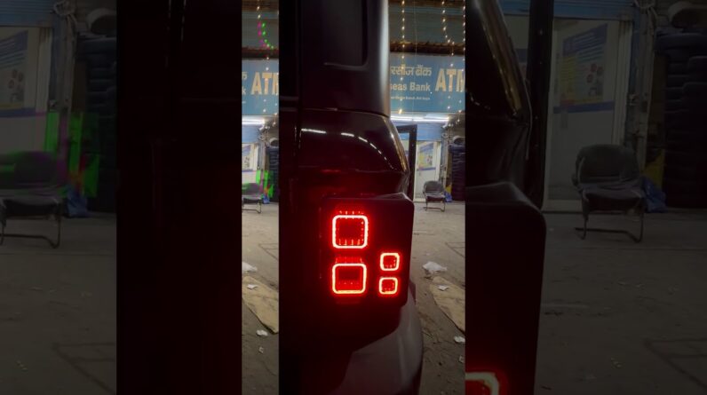 Thar Roxx Defender Tail Lights | Thar Roxx modified | Thar ROXX accessories #tharlover #tharroxx