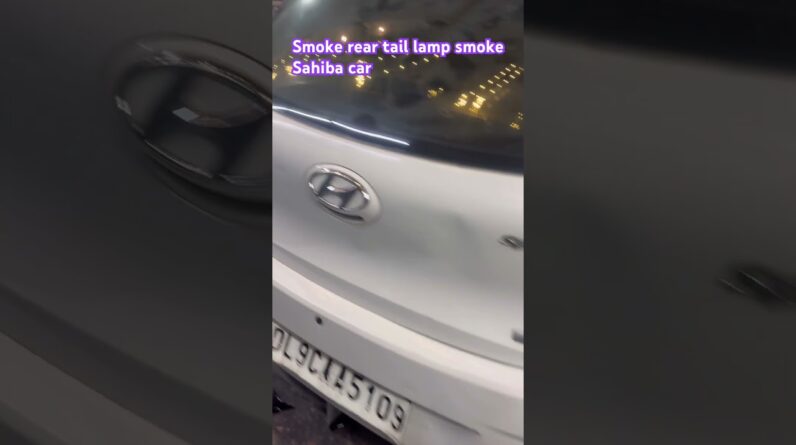 Customised Rear smoke tail lamp # sahiba car