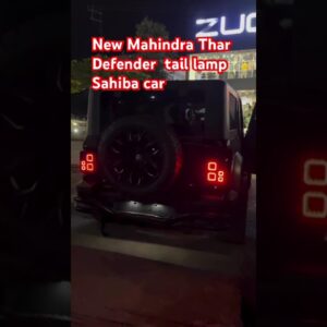 New Mahindra Thar 2025 tail lamp # Sahiba car