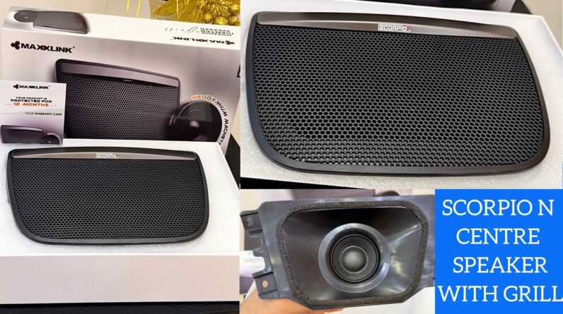 Scorpio N centre speaker with grill | Scorpio n accessories | Scorpio n modified #scorpio
