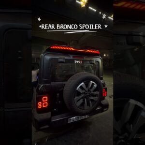 Thar Roxx front led and rear bronco spoiler | Thar Roxx modified | Thar Roxx accessories #tharlover