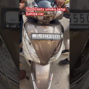 TVs Jupiter 2025 smoke rap # smoke tape in bike and Scooty # Sahiba car