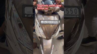 TVs Jupiter 2025 smoke rap # smoke tape in bike and Scooty # Sahiba car