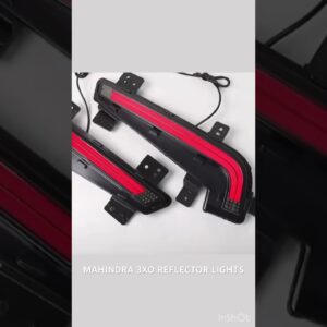 Mahindra 3XO Reflector Lights - OEM Fittment Lights | Smoke Glass Finish #3xo #mahindra3xo