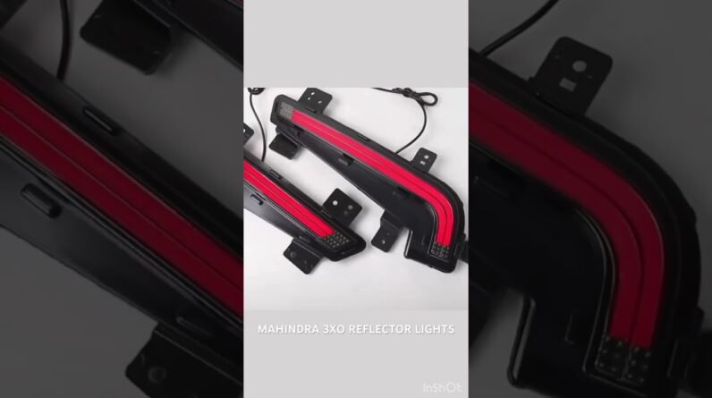 Mahindra 3XO Reflector Lights - OEM Fittment Lights | Smoke Glass Finish #3xo #mahindra3xo