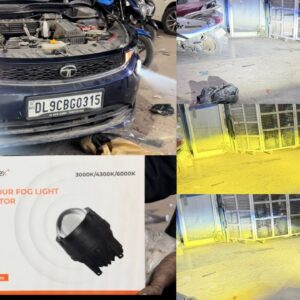 Tata Altroz 3 Inches Trio Color Fog Light Projector | Altroz Projector Frames | Low light solution