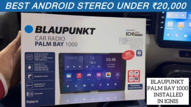 Blaupunkt Palm Bay 1000 installed in Ignis | Blaupunkt Android Car stereo with Wireless CarPlay & AA