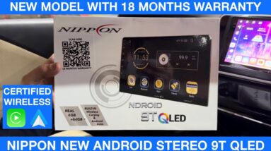 Nippon new android stereo 9T with Certified Wireless CarPlay & Android Auto | Nippon android stereo
