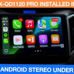 Onkyo X-QD1120 Pro with Certified wireless CarPlay & Android auto | Onkyo best android car stereo