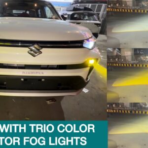 विक्टोरिया बेस मॉडल ट्रायो कलर प्रोजेक्टर फॉग लाइट्स | 180 वाट ट्रायो कलर प्रोजेक्टर फॉग लाइट्स