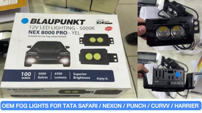 Tata fog lights | Blaupunkt NEX8000 Pro | Blaupunkt NEX6000 PRO | OEM fog lights for Tata cars
