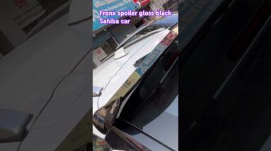 Car spoiler # Fronx gloss black spoiler # Sahiba car -# 9818024201