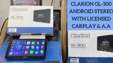 Clarion Android stereo GL300 with Wireless CarPlay & Android Auto | Clarion new android stereo