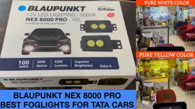 Tata fog lights | Blaupunkt NEX8000 Pro | Blaupunkt NEX6000 PRO | OEM fog lights for Tata cars 100W