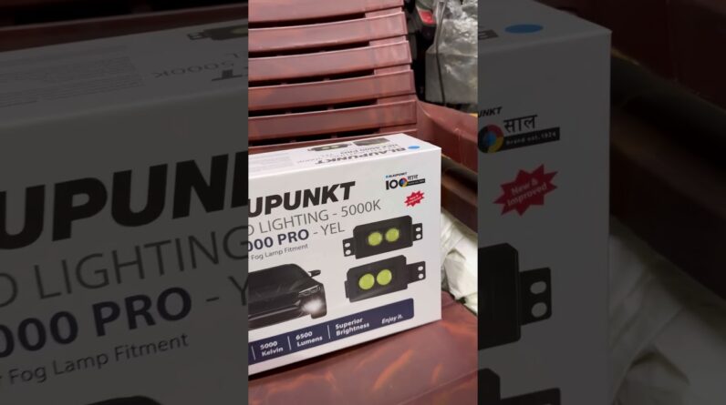 Tata Nexon Orignal Fog Lights Blaupunkt Nex8000 pro foglights for Tata cars #tatanexon #nexonev