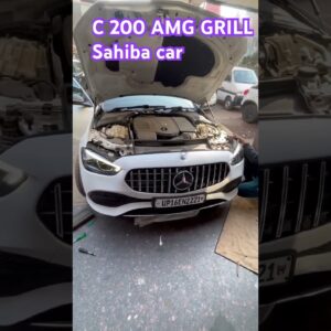 Mercedes C200 front grill # amg grill Mercedes C200 # Sahiba car