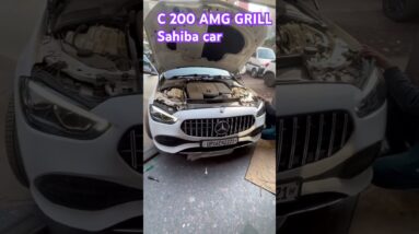 Mercedes C200 front grill # amg grill Mercedes C200 # Sahiba car