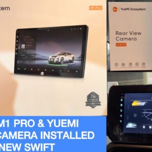 YueMi M1 Pro android stereo and YueMi Reverse camera installed in Swift | YueMi new android stereo