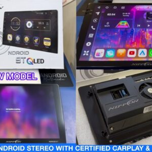 Nippon New Android Stereo 9T QLED with licensed CarPlay & Android Auto | 2GB ram 64 GB storage