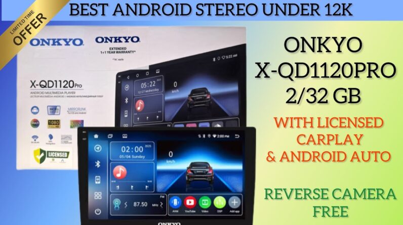 Onkyo android car stereo | Onkyo X-QD1120PRO 2/32 GB with licensed CarPlay and android auto