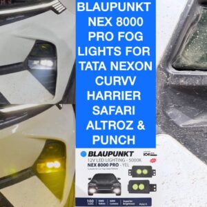 Tata Orignal Fog Lights | Blaupunkt Fog lights for Tata Cars | Blaupunkt Nex8000 pro Fog lights