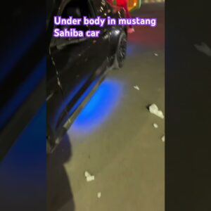 Under body lamp in mustang # sahiba car