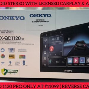 Onkyo X-QD1120 Pro android stereo for car | Onkyo new android stereo 2/32 GB with licensed CarPlay