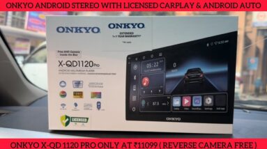 Onkyo X-QD1120 Pro android stereo for car | Onkyo new android stereo 2/32 GB with licensed CarPlay