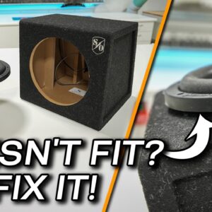 Enlarge Subwoofer Box Hole - LIKE A PRO