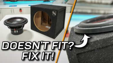 Enlarge Subwoofer Box Hole - LIKE A PRO