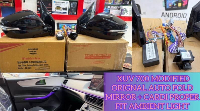 Xuv 700 Auto Folding mirrors for base model | Xuv 700 Modified | Mahindra Orignal parts for XUV 700