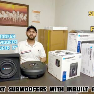 Blaupunkt subwoofers with Inbuilt amplifier | Down Firing subwoofer | Spare wheel Subwoofer
