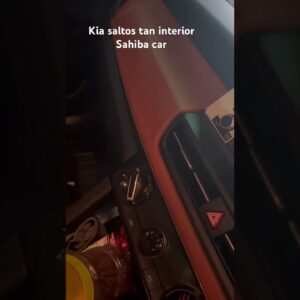 Kia Saltos tan interior @ sahiba car # sahiba car # kia motors