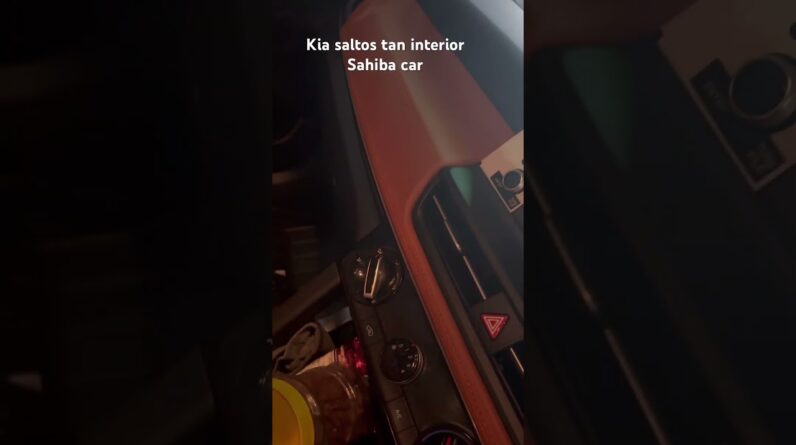 Kia Saltos tan interior @ sahiba car # sahiba car # kia motors