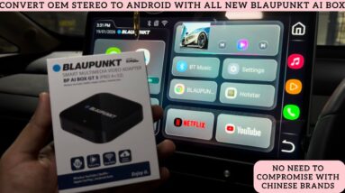 Blaupunkt AI Box to convert Orignal car stereo to android | Convert Orignal stereo To android