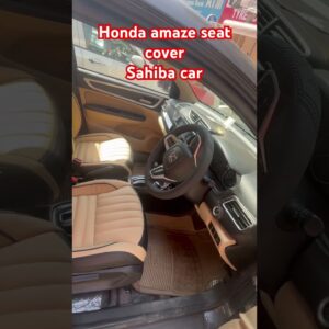 Honda amaze car seat cover # sahiba car # 9818024201
