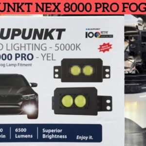 Blaupunkt NEX8000 pro lights for Tata Nexon | Tata Nexon OEM foglights with frame | Plug & Play