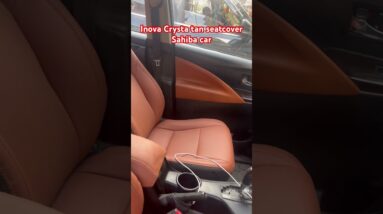 Toyatta inova Crysta tan and black seat cover # sahiba car # 9818024201