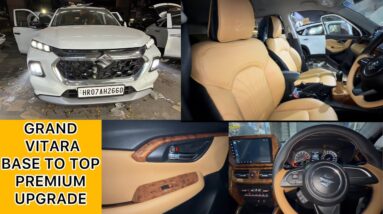 Grand Vitara base model converted to top model with premium interor upgrade | Autoform seat covers