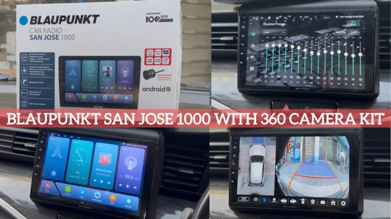 Blaupunkt San Jose 1000 with Blaupunkt 360 camera kit installed in XL6