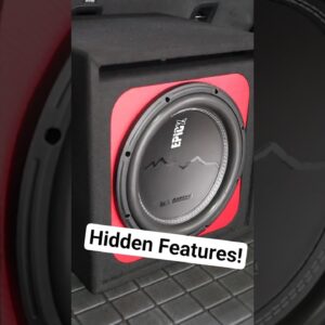 Customizable Bass! AudioControl EpicX Series Loaded Vented Enclosure